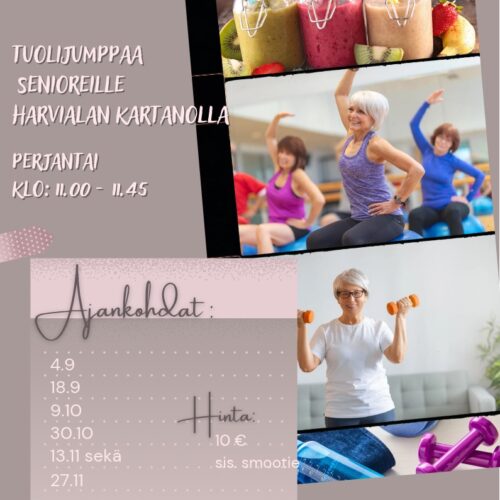 senioreille tuolijumppaa